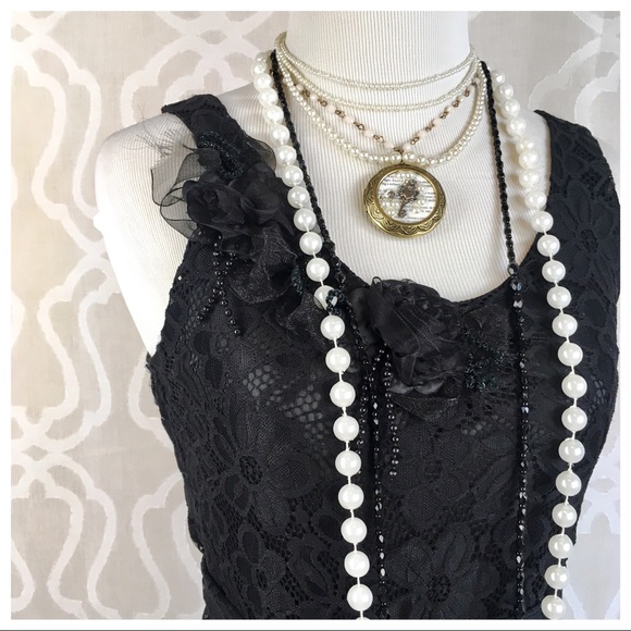 *TAKING DOWN* Handmade Victorian Gothic Lace Dress - Picture 2 of 8